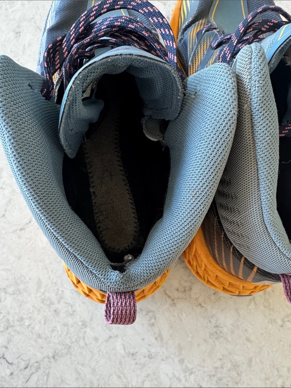 Hoka Speedgoat Mid 2 GTX Trail Mid-Top Shoes in Blue and Orange women’s 9 - Picture 6 of 12
